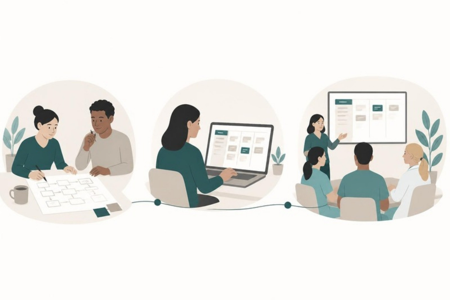 Três passos da implementação do Pipedrive numa clínica dentária: desenhar o processo, configurar, formar a equipa